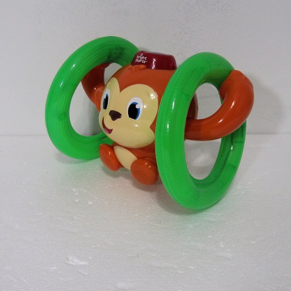 Bright Starts Roll & Glow Monkey Toy with sound - Picture 2 of 5